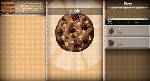 Clicking the giant cookie in Cookie Clicker Unblocked