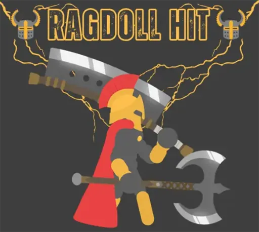 Ragdoll Hit stickman fighters in the arena